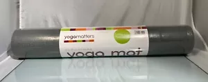 Yogamatters Sticky Yoga Mat Slate Grey Unused, Immaculate in original packaging - Picture 1 of 8