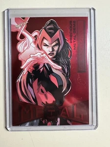 2021 Marvel Metal Spider-Man Precious Metal Gems Red PMG #72 Scarlet Witch /100 - Picture 1 of 2