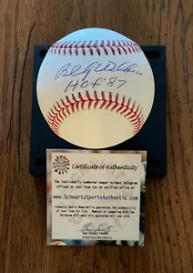 BILLY WILLIAMS SIGNED “HOF '87” OFFICIAL MLB BASEBALL CUBS MINT COA “SWEET SPOT” - Picture 1 of 4