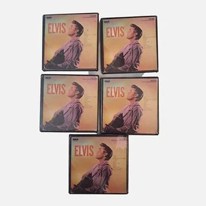 Juego de 5 botones traseros de alfiler de Elvis Presley de colección 1956 álbum autotitulado - Imagen 1 de 4