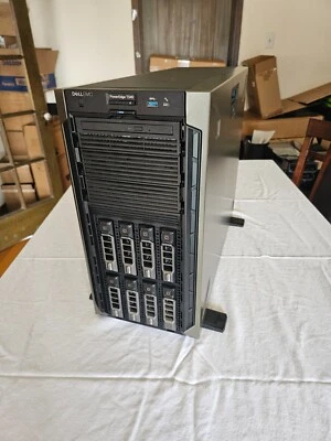 Dell PowerEdge T340, Xeon E-2124, 64GB RAM, H730P, 1TB SSD, 12TB HDD, Win Server - Image 1 of 4