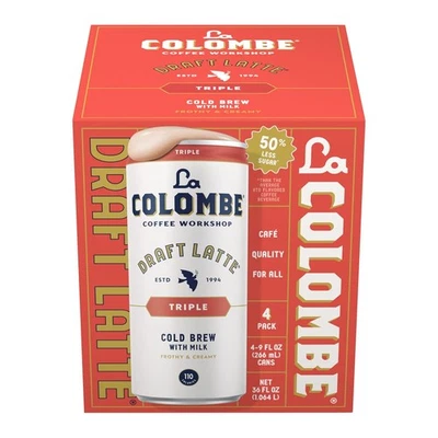 La Colombe Triple Draft Latte - 9 Fl. Oz. 4 Pack - 100% 9 Fl Oz (Pack of 4)