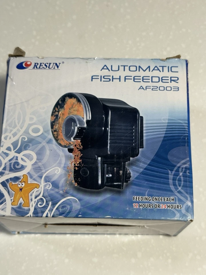 Resun Automatic Fish Feeder up to Twice Daily Aquarium Fish Feeding Af-2003