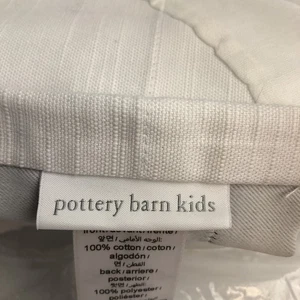 Pottery Barn Kids Diamond Ruffle Blackout Curtain Panel 44x84" White - 1 Panel - Picture 1 of 14