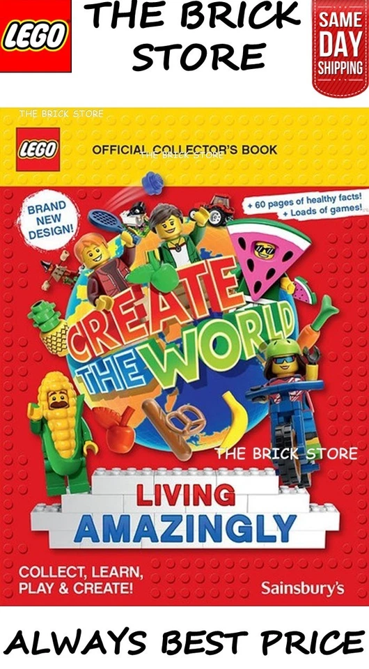 V3 LEGO LIVING AMAZINGLY CARD ALBUM - FACTORY FRESH - 2020 - FAST - V RARE - NEW - Image 1 of 1