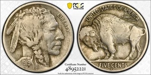 1919 D Buffalo Nickel 5c PCGS F15 - Picture 1 of 3