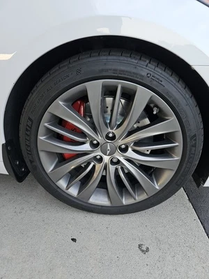 USED 19 inch GENUINE OEM HYUNDAI GENESIS/ G80 SEDAN RIMS AND TIRES  - Image 1 of 4