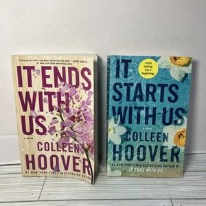It Starts With Us and It ends With Us By Colleen Hoover 2 Books Collection Set.. - Picture 1 of 5