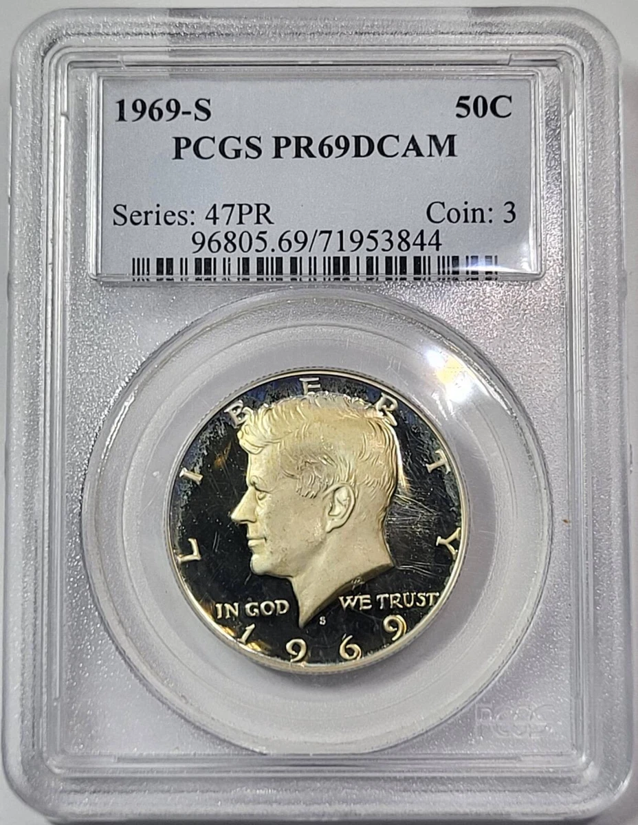 PR 69 Graded 1969 Kennedy US Half Dollars (1964-Now) for sale | eBay