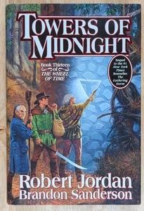 SIGNED 1st/1st Towers of Midnight Fantasy The Wheel of Time Robert Jordan HCDJ - Picture 1 of 9