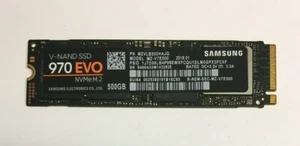 MZ-V7E500 Samsung 970 EVO Series 500GB M.2 2280 NVMe PCIe Internal SSD - Picture 1 of 1