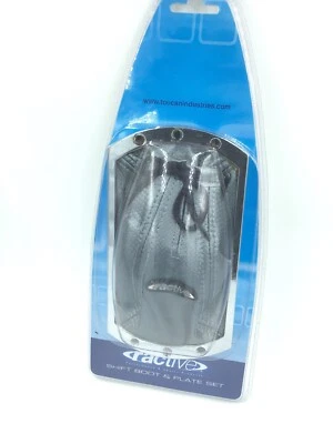 Juego de botas y placas de cambio Toucan Ractive tejido de fibra de carbono aspecto gris TKB-602  Foto 1 de 4