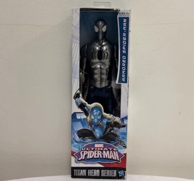 Marvel Titan Hero Series Ultimate Armored Spider-Man 12" Figure New in Box - Image 1 of 2