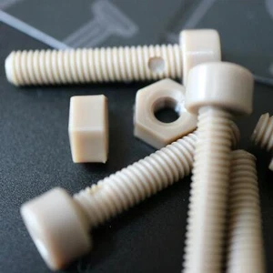 5x PEEK M4x20mm Tuercas y tornillos anti-corrosión resistentes al ataque químico - Imagen 1 de 8