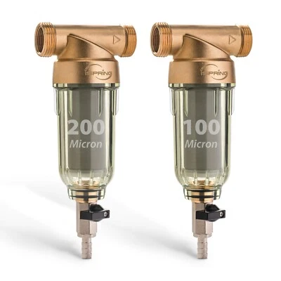 iSpring WSP2PK21 Reusable Whole House Spin Down Sediment Water Filters, 2 Pack - Image 1 of 4
