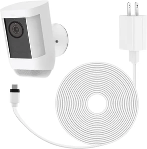 Adattatore di Alimentazione per Ring Spotlight Cam Plus/Pro (Batteria), con 25Ft/7.5M Flat Wea - Foto 1 di 12