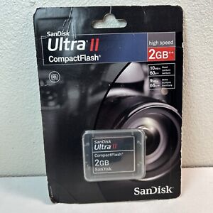 NEW SanDisk Ultra II 2.0 GB SD Memory Card SDCFH 2048 901 Compact Flash