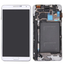 Original LCD Display+Touch Panel & Frame for Galaxy NoteIII/N900A/N900T(White)