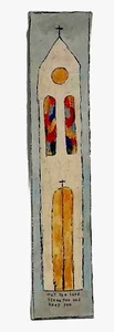 Kirche Leinwandbild 4"" x 20"" Möge der Herr Sie segnen und Sie glorreich bewahren Haun - Bild 1 von 12