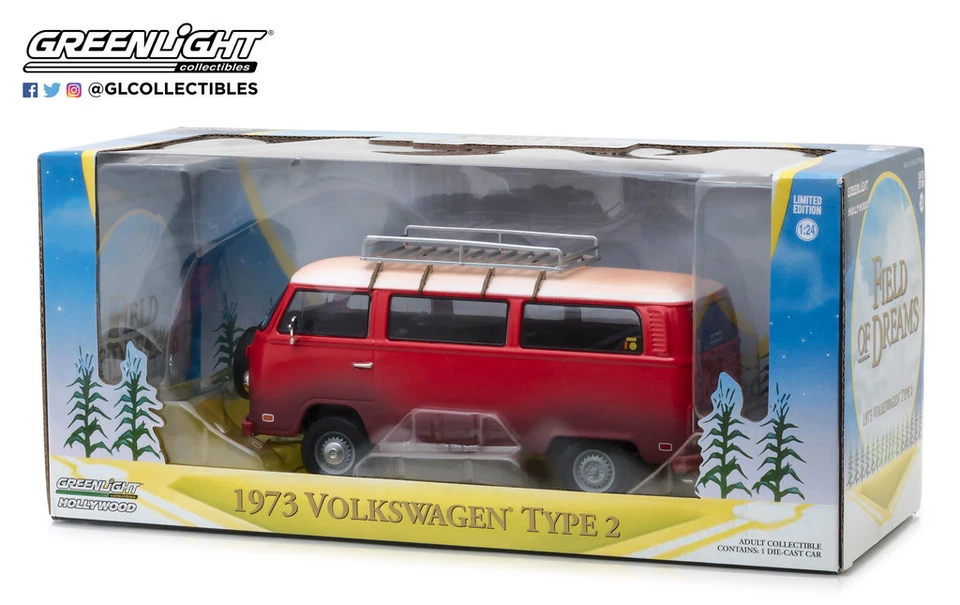GREENLIGHT HOLLYWOOD 1:24 FURGONE VOLKSWAGEN TYPE 2 "FIELD OF DREAMS"  ART 84034 - Immagine 1 di 1