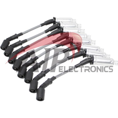 Nuevo juego de cables de bujía Dragon Fire de 8 mm de bajo ohmio para Chevrolet GM LS V8 1999-2019 Foto 1 de 4