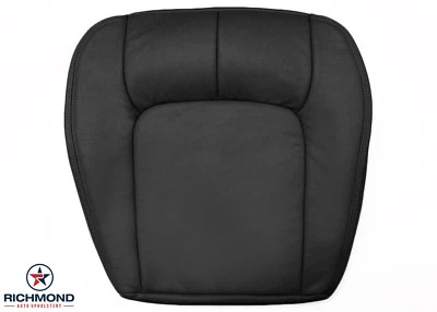 1998-2004 Cadillac Seville SLS -Driver Side Bottom Leather Seat Cover Black - Изображение 1 из 4