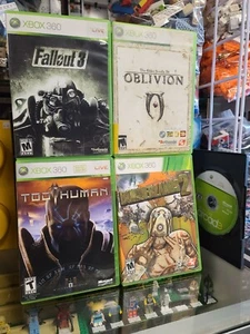 Xbox 360 Videospiele Konvolut RPG Bethesda Fallout Elder Scrolls Oblivion Human Gebraucht - Bild 1 von 4
