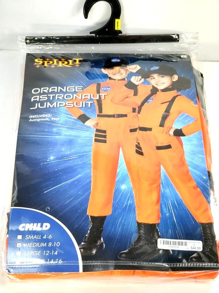 Mono y sombrero SPIRIT naranja astronauta niño talla MEDIANO  Foto 1 de 1