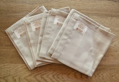 Set of 4 Le Jacquard Francais Cotton Napkins - Pure Couleur Sea Salt Taupe Gray - Image 1 of 2