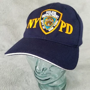 NYPD Hat Police Deparment City of New York Navy Blue Adjustable Baseball Cap - Picture 1 of 7