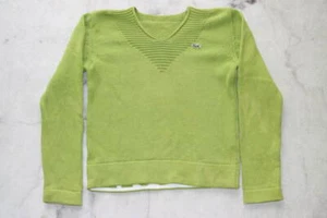Vintage Lacoste Grün Logo Damen Pullover Baumwolle/Acryl Selten Gr. XS-S? - Bild 1 von 4