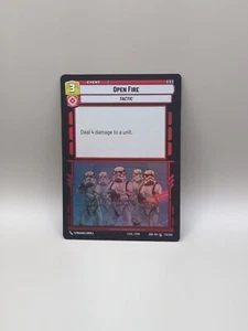 Star Wars Unlimited Foil Open Fire Common 172 - Bild 1 von 1