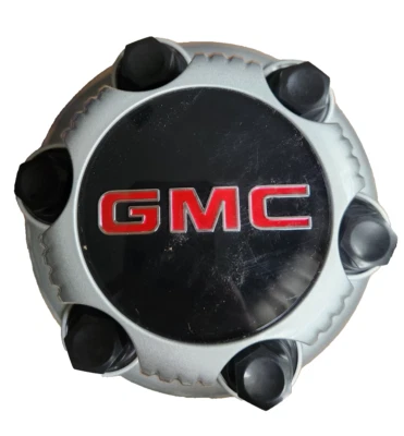 Original GM 99-08 GMC Yukon Botón Estilo Tapa Central Cresta Logo (1) #15067579 Foto 1 de 2