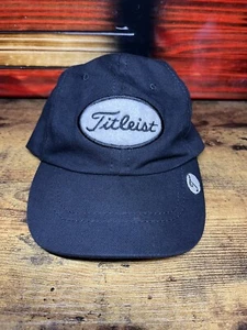 Titleist Hat YOUTH Cap Footjoy PROV1 Adjustable Golf Black Red EUC - Picture 1 of 6