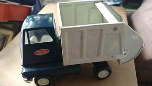 Vintage 1970’s Tonka Garbage Truck Sanitary Trash Blue/White USA - Picture 1 of 6