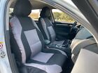Canvas Seat Covers For Hyundai Santa FE Wagon 2012 - 2018 Black Grey Front Set