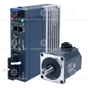 STEPPERONLINE 400W EtherCAT AC Servomotore 3000rpm 1,27Nm 17 bit encoder assoluto - Foto 1 di 3