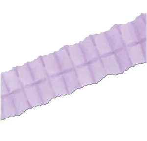 Beistle Tissue Paper Leaf Garland Lavender 1-12 Feet  - Picture 1 of 1