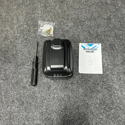 RESET TE-G14 4 Digit Combination Wall Mount House Key Lock Box, Black - Image 1 of 4