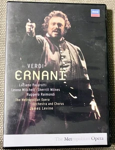 Ernani (Pavarotti, Mitchell, Milnes, Raimondi; Met 1983) DVD - Picture 1 of 2