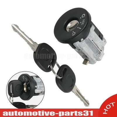 IGNITION LOCK CYLINDER WITH 2 KEYS Fit 2004-2008 PONTIAC GRAND PRIX 19207987 - Image 1 of 4