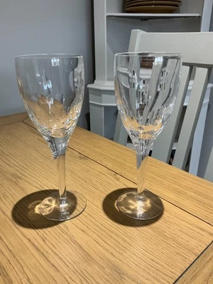 Pair 0f John Rocha Waterford Crystal Imprint Wine Glasses - image 1 of 4