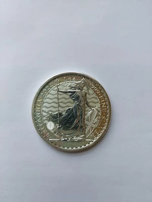 Silver Britannia 2024 Coin 1oz 999 Silver - Image 1 of 2