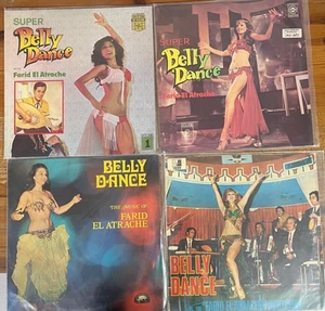 Arabic Lebanon 1970's 4 X LP Lot - Farid El-Atrache music for Belly dance -Sexy - Imagen 1 de 5