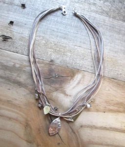 Silpada Schatztruhe mehrere Strang Halskette N2224 SELTEN nicht mehr produziert 2012-13 - 17,5 Zoll - Bild 1 von 8