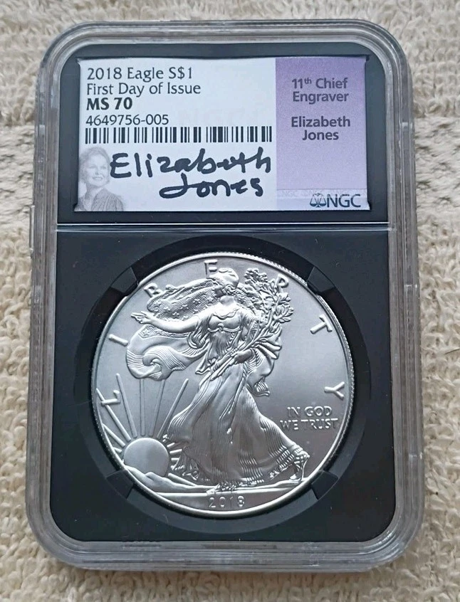 American Eagle MS 70 Graded 2018 Silver Bullion Coins for sale | eBay