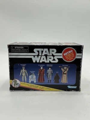 Star Wars Retro Collection New Hope pacote com 6 bonecos exclusivos Kenner Hasbro - Imagem 1 de 4
