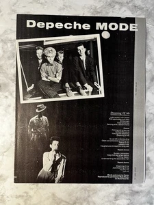 Depeche Mode Ausschnitt aus dem 80er Teen Magazin. - Bild 1 von 1