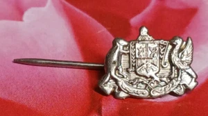 Silberfarbene Stetson Biber Schild Hut Band Pin - Bild 1 von 5
