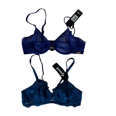 2 Gossard Size 32B New Blue Glossies / Gypsy Bra NWT - Image 1 of 4